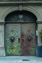 Old doors in Ljubljana City Royalty Free Stock Photo