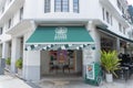 Old building on Eng Hoon street, Singapore which are renovated to coffee and bakery shop named Tiong Bahru Bekery