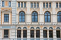 Old building facade at Livu Square