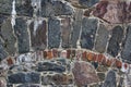 Old stone wall facade, texture background Royalty Free Stock Photo