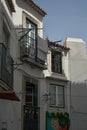 Old building fascades in Lisbon, Portugal