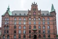 Old building in the Hafencity Warehouse district in Hamburg Royalty Free Stock Photo