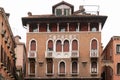 Old building in the historic center of Venice