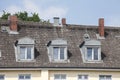 Old building house, roofs Royalty Free Stock Photo