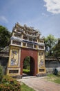 Old building in Hue in vietnam Royalty Free Stock Photo