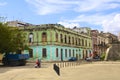 Old building in La Havana Royalty Free Stock Photo