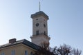 Old building Ratusha in Lviv downtown Ukraine