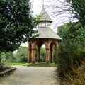 Old building in the middle of the park