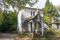 Old building in Mon Repos Palace. The villa was built as a summer residence for the British Lord High Commissioner