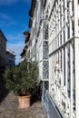 an old building Muensterplatz in Basel, Switzerland on a sunny day Royalty Free Stock Photo