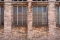 Old building in Murano with grid Royalty Free Stock Photo