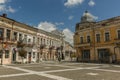 Old building in the old center of the city Botosani Royalty Free Stock Photo