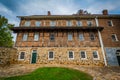 Old building in the Old Salem Historic District, in downtown Win Royalty Free Stock Photo