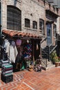 Old building Olvera Street in Los Angeles, Royalty Free Stock Photo