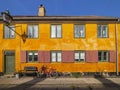 Old building with orange wall Royalty Free Stock Photo