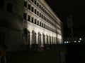 Old building photo Zurich night