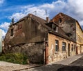 Old building of red brick. Bydgoszcz, Poland Royalty Free Stock Photo