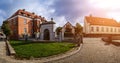 Old building of red brick. Gniezno, Poland Royalty Free Stock Photo