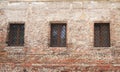 Old building ruine, windows Royalty Free Stock Photo