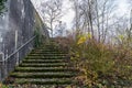 Old building ruins with stairway Royalty Free Stock Photo