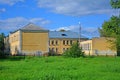 Old building of school number 8 in Torzhok city, Russia