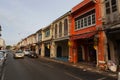 Old building Sino Portuguese style in Phuket , Thailand