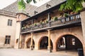 Old building on the streets of Colmar, France