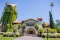 Frontal view of old building at the San Jose State University; San Jose, California