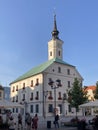 Old building, town hall in the center of the market in Gliwice