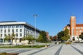 Old Building of Town Hall in the center of Pleven, Bulgaria