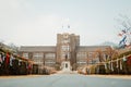 Old building in Yonsei University, Seoul, South Korea Royalty Free Stock Photo