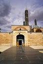 Buildings around the Selimiye Mosque, built by Mimar Sinan in 1575, Arasta Bazaar entrance, september 16 2023 Turkey Edirne Royalty Free Stock Photo