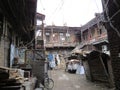 Old buildings being destroyed in Shanghai China