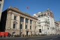 Old buildings in the bund of Shanghai Royalty Free Stock Photo