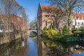 Old buildings at a canal in Amersfoort