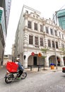 Old buildings in the Chinatown area on Kuala Lumpur