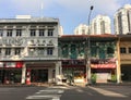 Old buildings at Chinatown in Singapore Royalty Free Stock Photo