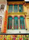 Old buildings at Chinatown in Singapore Royalty Free Stock Photo