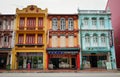 Old buildings at Chinatown in Singapore Royalty Free Stock Photo