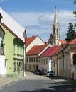 The old buildings in city Bratislava, Slovakia Royalty Free Stock Photo