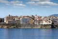 Old buildings Corfu town cityscape Royalty Free Stock Photo