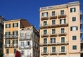 Old buildings Corfu town Royalty Free Stock Photo