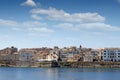 Old buildings Corfu town Royalty Free Stock Photo