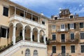 Old buildings Corfu town Royalty Free Stock Photo