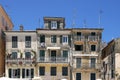 Old buildings Corfu town Royalty Free Stock Photo