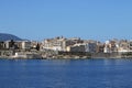 Old buildings Corfu town Royalty Free Stock Photo