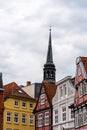 Old buildings in the hanseatic town of Stade Royalty Free Stock Photo