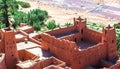 Old buildings of historical city Ait ben Haddou in Morocco Royalty Free Stock Photo