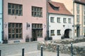 Old buildings in the historical city of Riga