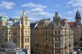 Old buildings in Jewish quarter Prague Royalty Free Stock Photo